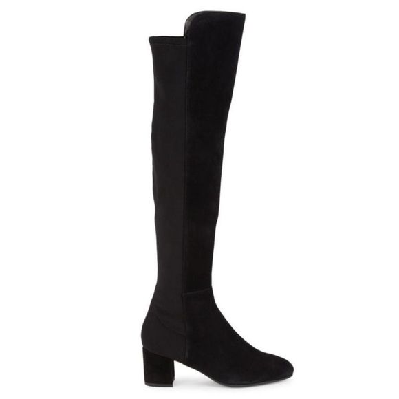 STUART WEITZMAN Gillian Suede Knee-High Boots - Picture 1 of 6